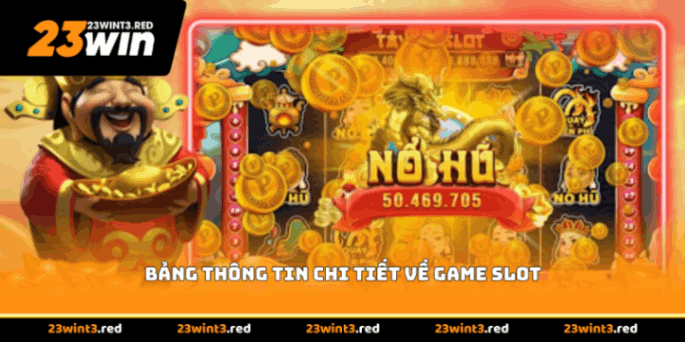 Bảng thông tin chi tiết về game slot